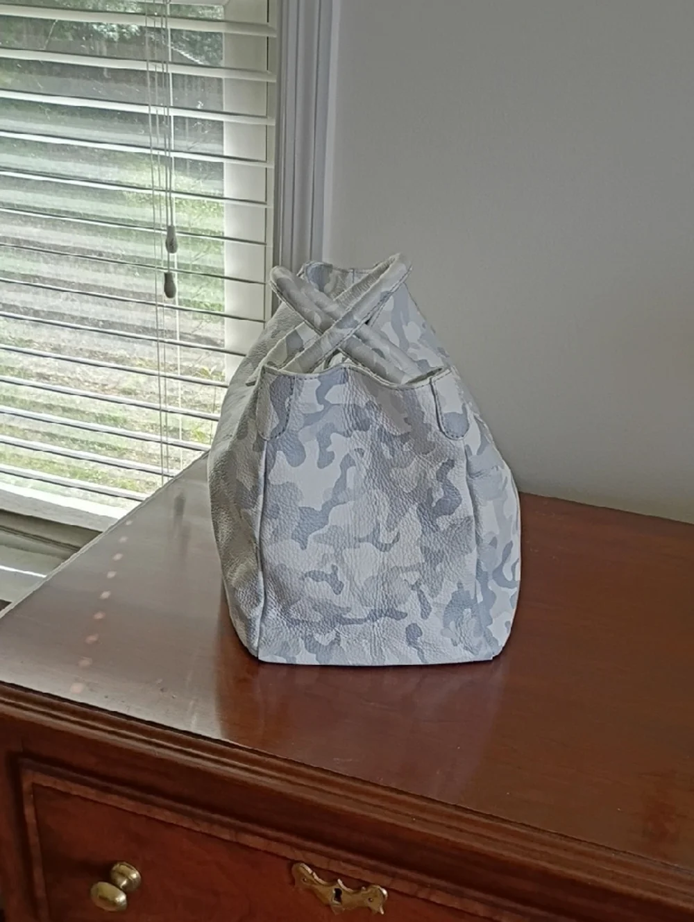 Mark & Graham Camo Elisabetta Slouch Handbag - Picture 2 of 7